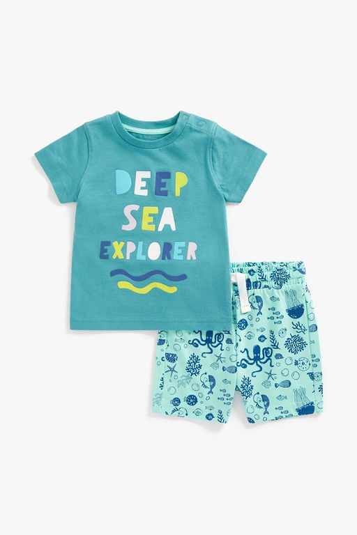 Mothercare / Комплект: футболка, шорты