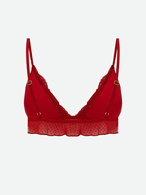Balensiz Dolgusuz Dantelli Bralet