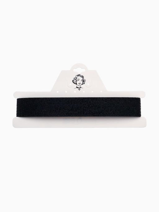 Чокер Грация искр средний, цвет чёрный, L=31 см