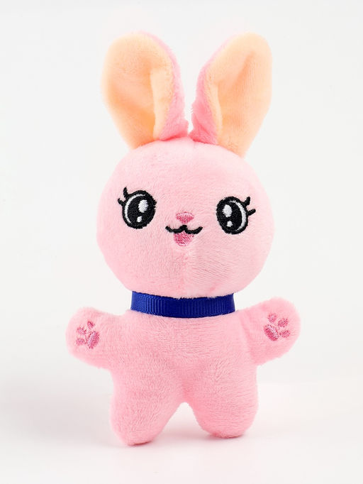 Мягкая игрушка Заяц, светло-розовая, 10?7?5 см