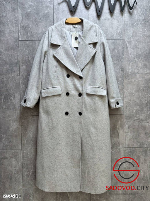 Длинное пальто свободного кроя - Bruno фото 3