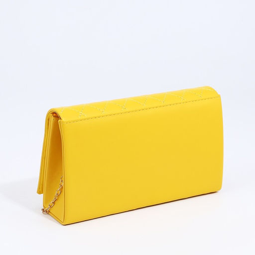 Сумка-клатч на магните, цвет желтый - Simaland фото 2