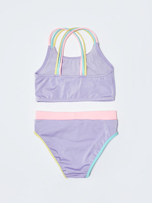 Esnek Kuma?tan Minnie Mouse ve Daisy Duck Bask?l? K?z ?ocuk Bikini - Waikiki фото 2