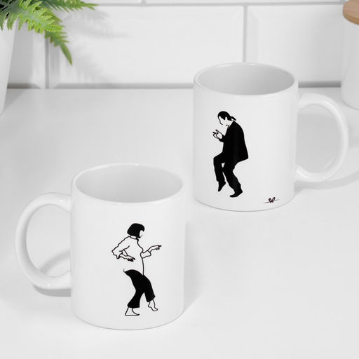 Кружки, набор «В танце», 320 мл, 2 шт.