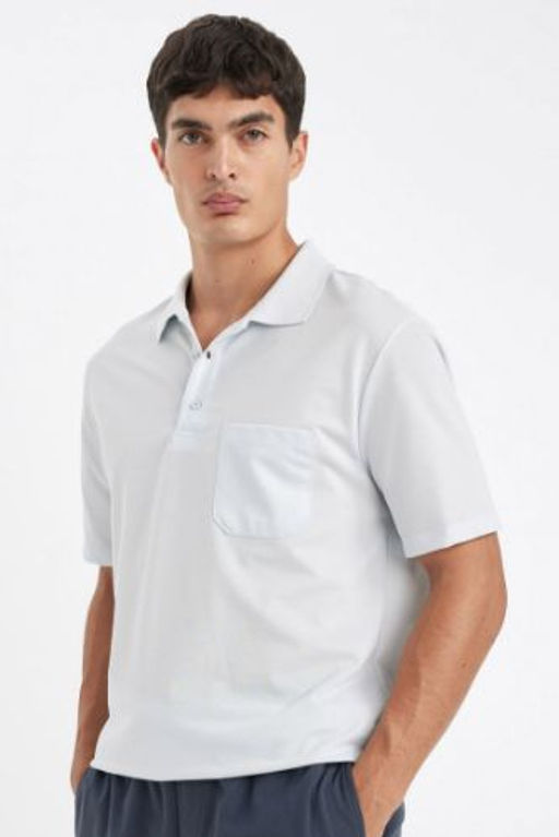 Regular Fit Basic Duz K?sa Kollu Pike Polo Tisort