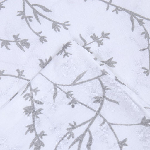 КПБ LoveLife 1.5 сп Ветви цв.белый 147*210,150*215,70*70 -1 шт,100% хлопок,бязь 120 г/м2 102236  фото 4