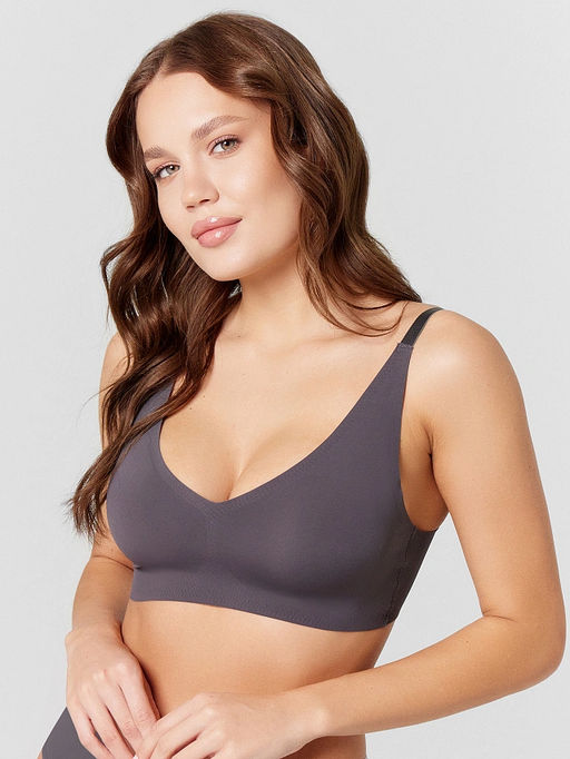 Бюстье женское с регулируемыми бретелями графитовый 512733 - Mark formelle фото 6