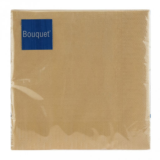 Салфетки бумажные "Bouquet" 33х33см, 3-х слойные, 20 штук в упаковке, 100% целлюлоза, "Gold" (Россия)