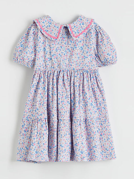 ?i?ekli K?z ?ocuk Elbise