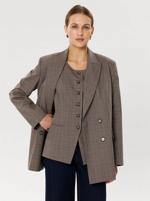 Двубортный жакет