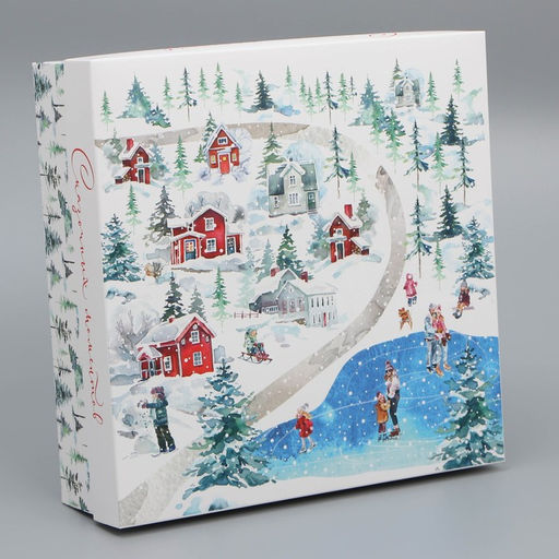 Коробка сборная Сказочных моментов, 26 х 26 х 8 см - Дарите счастье фото 2