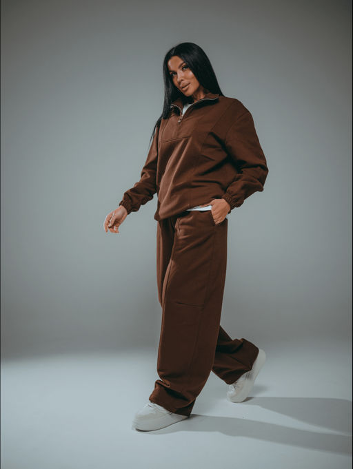 Габриэль брюки женские (коричневый)