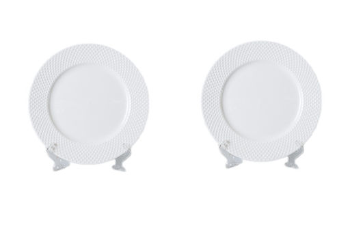 Набор тарелок плоских 20 см JEWEL Адель 6 предметов (new bone)