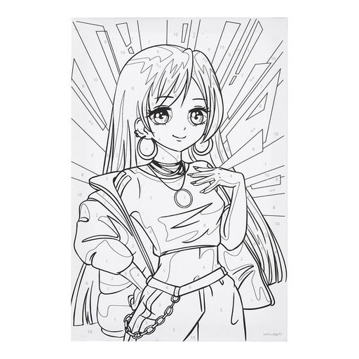 Картина по номерам Сияющая девочка, 20 30 см - Школа талантов фото 5