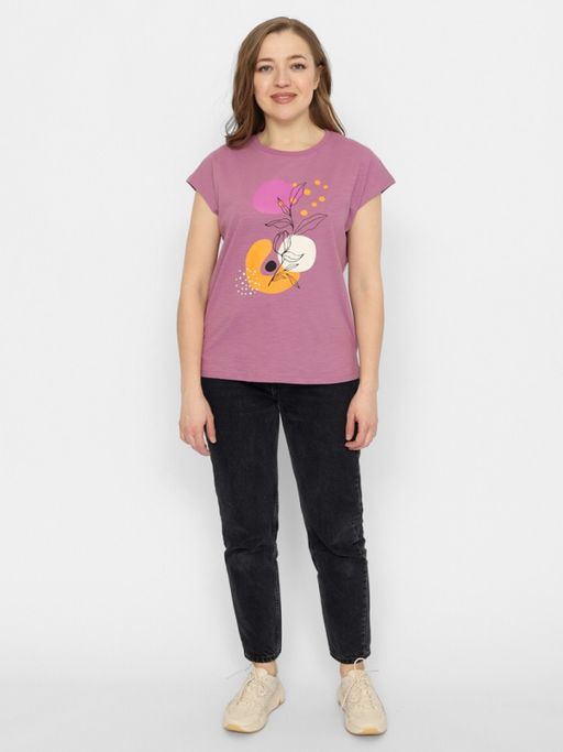 CRB wear/FSMW 60253-45 Футболка женская,лаванда/Ex.Cherubino  фото 2