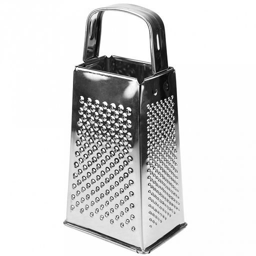 Терка из нержавеющей стали четырехгранная ручка из нержавеющей стали 18,5см, основание 8,7х6,4см Повар (Китай) - Домашняя Мода фото 2