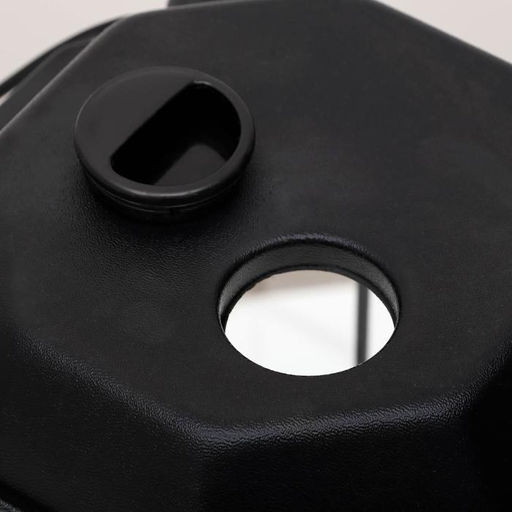 Аквариум Восьмигранный с крышкой, 24 литра, 25 х 25 х 46/50 см, чёрный - Пижон фото 2