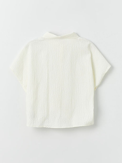 Basic K?sa Kollu K?z ?ocuk Crop G?mlek