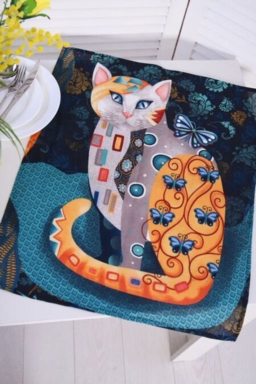 Полотенце 50*60 см. Лунный свет рогожка хлопок 100% - Лен поволжья фото 3