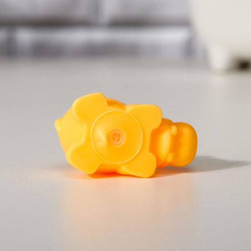 Резиновые игрушки для ванны Крошка Я «Мыльница: Бегемотики», 12 см, с пищалкой, в наборе 4 шт.