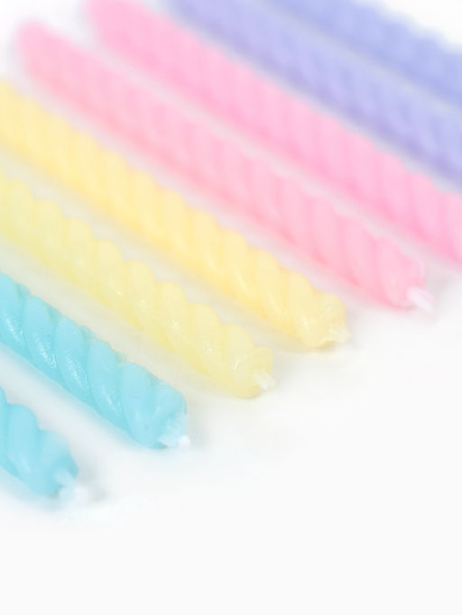 Цена за 2 шт. Свечи для торта «Цветная палитра», 8 шт.