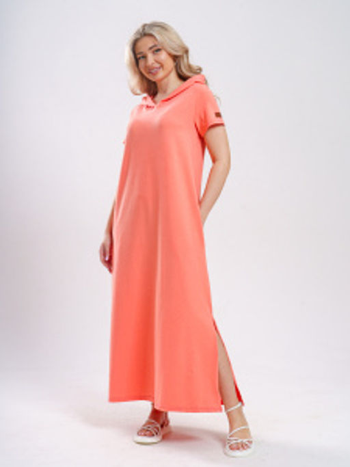 970 Платье-мантия из турецкого хлопка с лайкрой пенье - Svetekst фото 23