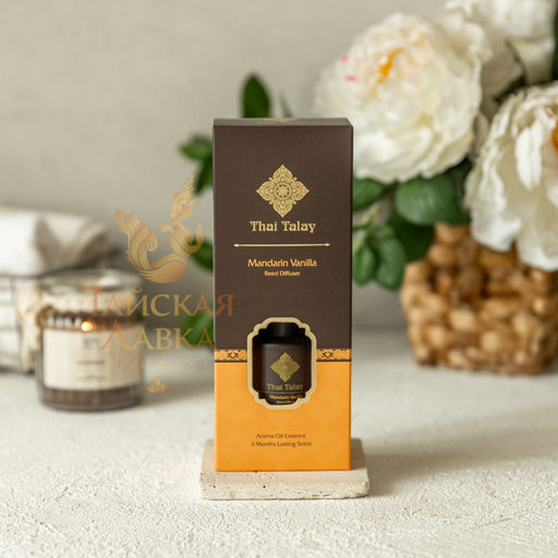 Аромадиффузор
Мандарин и Ваниль
THAI TALAY
50 мл