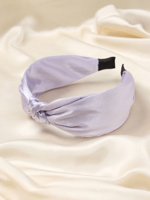 Ободок для волос «Трейси», 4 см, сиреневый