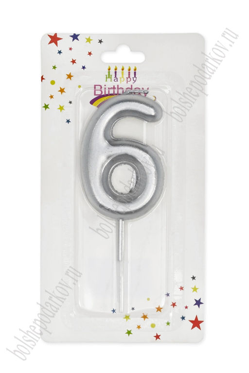 Свечи праздничные "6" (SF-7831) №83