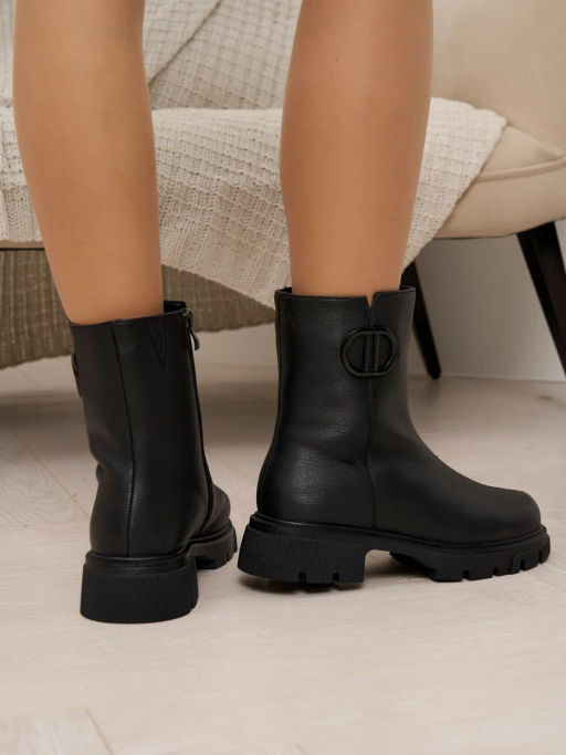 полусапоги женские, LCW24-BWLM3-035A(L), GLAMMO, нат.кожа - S&I фото 5