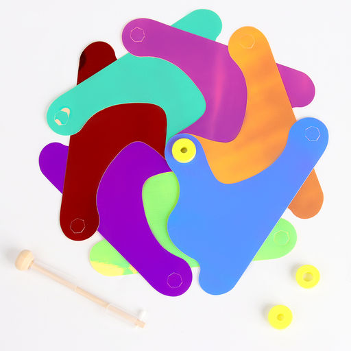 Ветерок Семицветик на деревянной палочке - Simaland фото 4