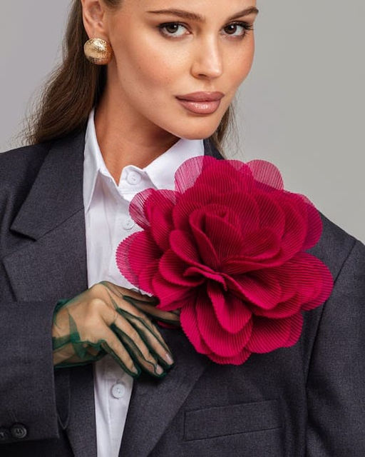 Потрясающая брошь цветок - Sahar art lab фото 6