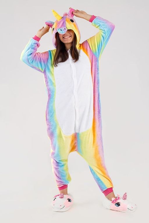 Пижама кигуруми Радужный Единорог