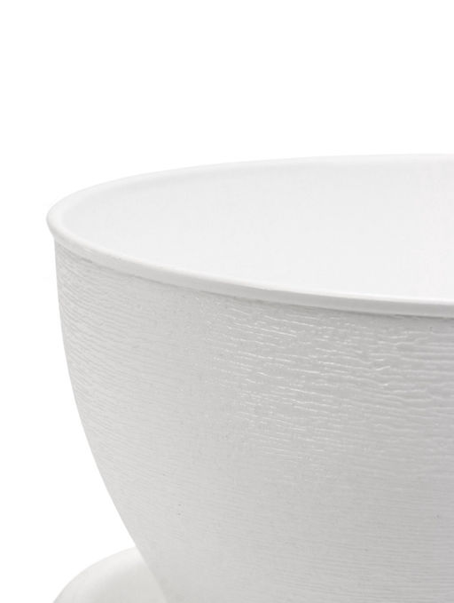 Цена за 3 шт. Горшок для цветов «Фиалочка», 800 мл, d=14 см, h=8 см, пластиковый, белый