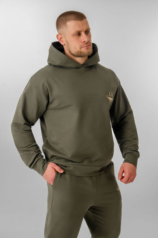 Арт. 63190 Костюм  с брюками мужской 50-58 (5 шт) Цвет:хаки