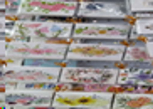 Открытка набор 120 штук / DE-143 /уп 60/ Цветы - ГалеонТрейд фото 2