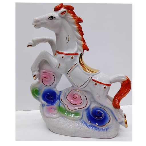 Лошадь символ 2026 года фарфор символ силы мощи достижения цели и победы 22см-18см