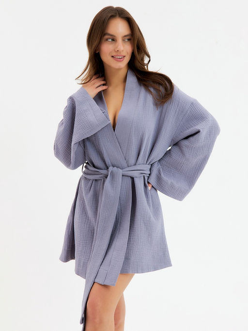 Халат домашний женский KAFTAN Basic размер 40-42, серый