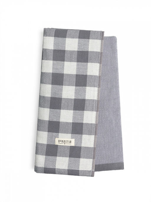 Набор кухонных полотенец 2шт 40x60 графит хлопок