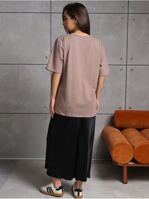 Футболка Базовая Шоколад женская - София фото 51