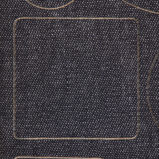 Цена за 2 шт. Набор заплаток джинсовых, клеевые, лист 10 × 18 см, 10 шт, цвет тёмная джинса