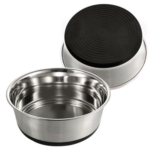 Миска 1640 металлическая на резинке утяжеленная, 0,50л