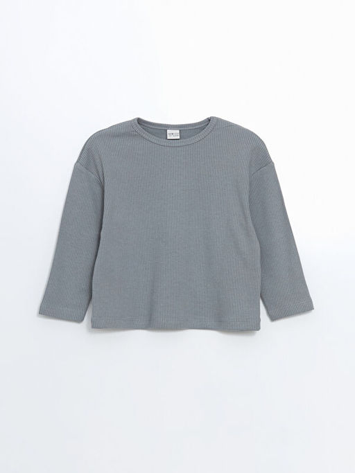 Bisiklet Yaka K?z ?ocuk Ti??rt ve Tayt - Waikiki фото 2