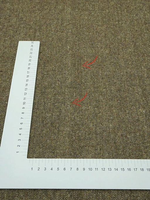 Шерсть пальтово-костюмная Твид цв.Бежево-коричневый, СОРТ2, ш.1.5м, шерсть-50%, п/э-50%, 340гр/м.кв - Купава фото 5