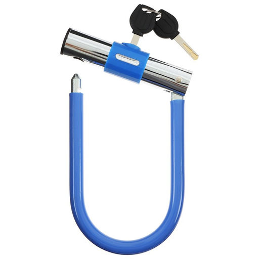 Замок для велосипеда Dream Bike, U-образный, 130x195 мм, цвет синий  фото 3