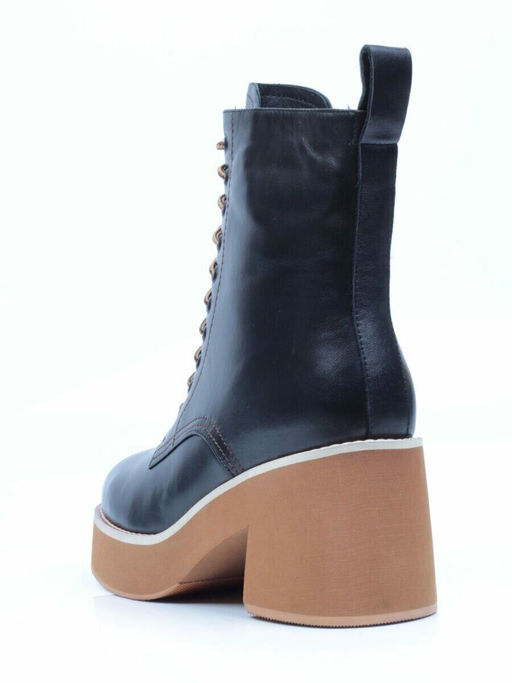 04-DMD-M7079 BLACK Ботинки зимние женские (натуральная кожа, натуральный мех) - No name фото 8