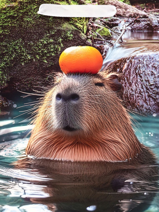 Пакет подарочный вертикальный «Капибара», 23×27×11.5 см