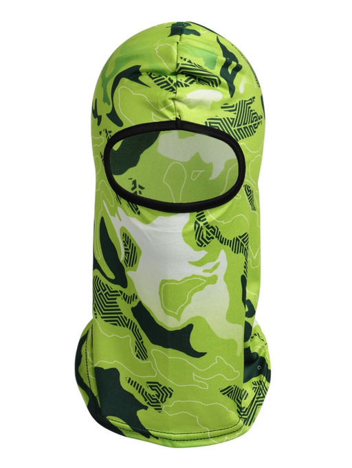 Маска-балаклава Green Spots, размер универсальный, зелёная