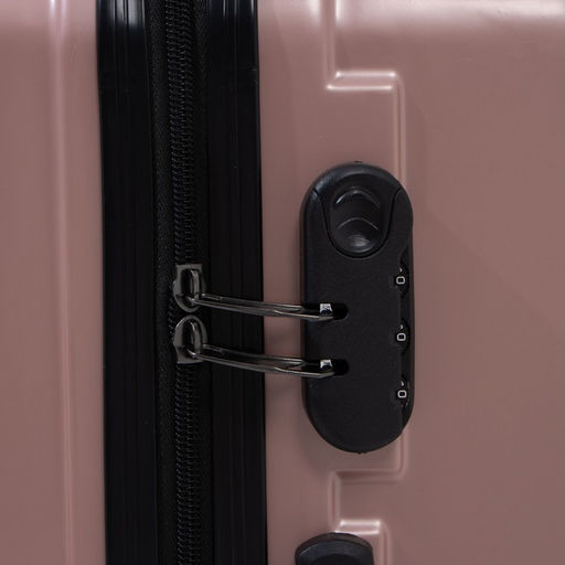 Чемодан малый 24 кодовый замок, цвет розовый - Simaland фото 7