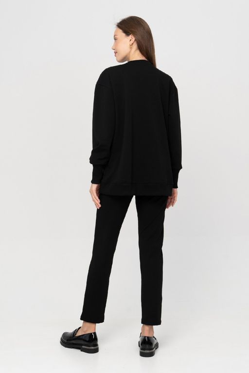 Джемпер женский 404L3-WB черный - Solo mio фото 5